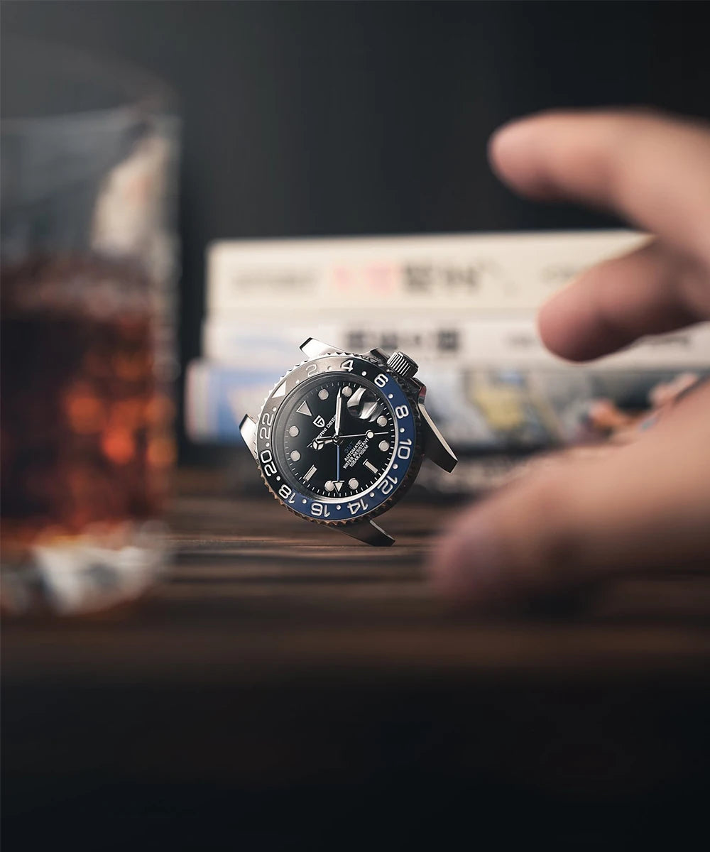 PAGANI DESIGN New V2 40MM GMT Men watch Mechanical Watches Luxury Automatic Watch Men Sapphire waterproof Wrist Watches for men