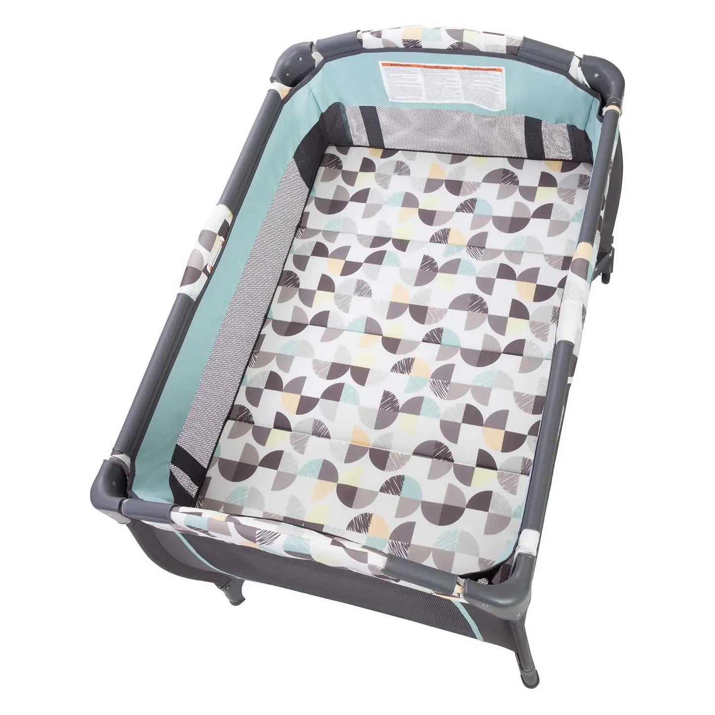 Portable Playard with Bassinet, Changing Table & Storage Organizer - Foldable Travel Crib for Babies and Toddlers