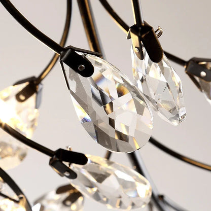 Modern Minimalist Crystal Ceiling Light Tree Branch American Style Creative Personality Living Room Designer Bedroom Bookstore