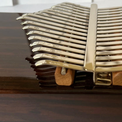 Hluru 17 Key Professional Rosewood Kalimba 21 Key Resonator Thumb Piano Walnut Finger Piano Box Mbira for Beginner2028