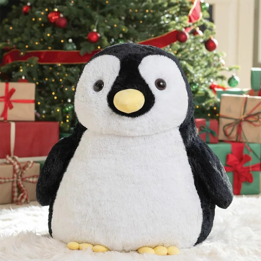 Vermont Teddy Bear Giant Penguin Stuffed Animal 28 Inches Fluffy Plush from Giant Cuddle Collection Soft Collectible Plushie fo