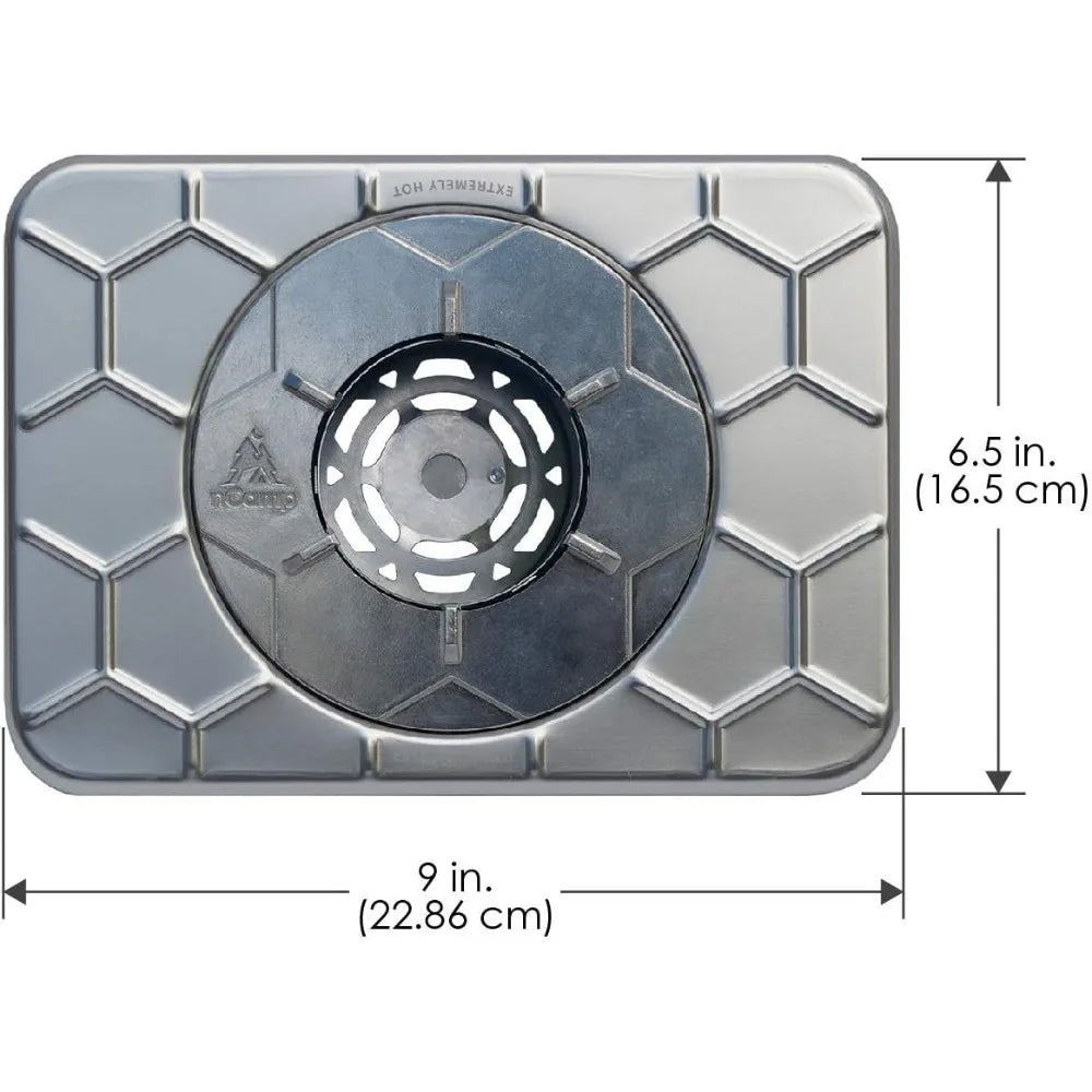 Outdoor camping cookware Cooking stove prepared surface set to carry suitcases for hiking and backpacks