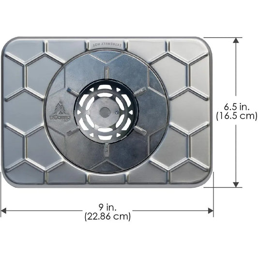 Outdoor camping cookware Cooking stove prepared surface set to carry suitcases for hiking and backpacks