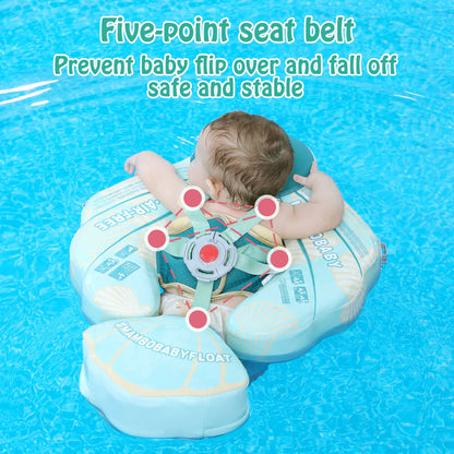 MamboBaby Pool Float Swimming Float Swim Trainer Solid Infant Swim Toy 3-24 Months