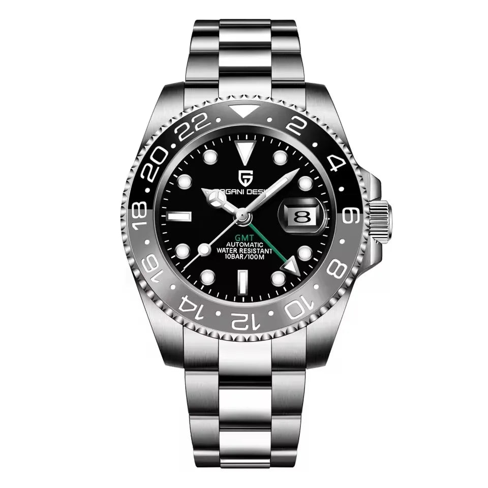 PAGANI DESIGN New V2 40MM GMT Men watch Mechanical Watches Luxury Automatic Watch Men Sapphire waterproof Wrist Watches for men
