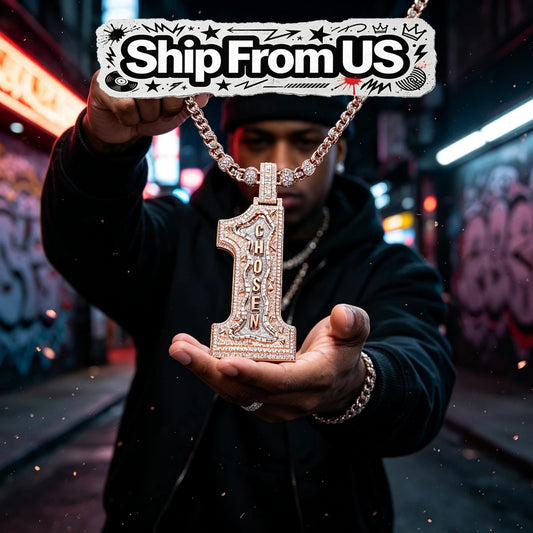 Bling Medal Charm Street Rap Accessory Vintage Rhinestone Statement Necklace Unique Champion Symbol Club Party Wear Gift Fine Jewelry Gifts for Men Boy Friends Micro Pave Cubic Zirconia 18K Gold Plated Iced Out Pendant Number