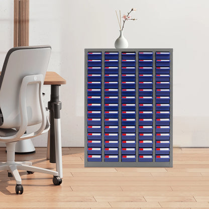 Parts Cabinet 75 Drawers Tool Cabinet Bolt and Nut Tool Storage Box for Garage Office Warehouse
