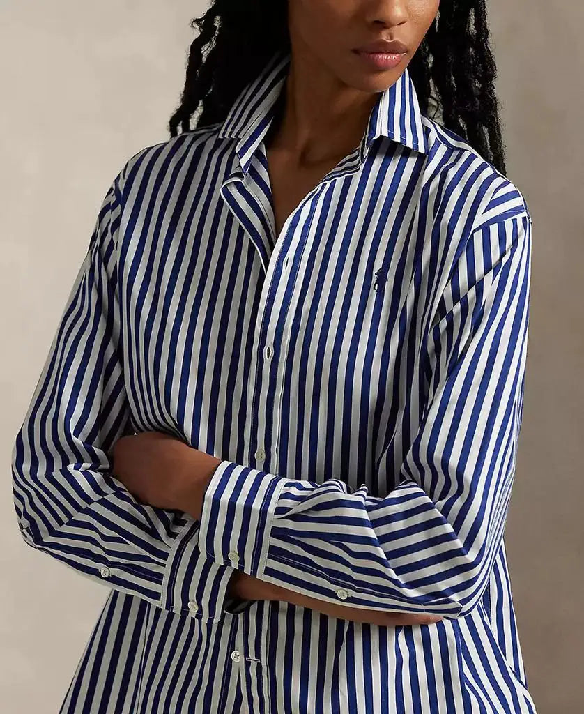 Polo Ralph Lauren | Women's Relaxed-Fit Striped Cotton Shirt