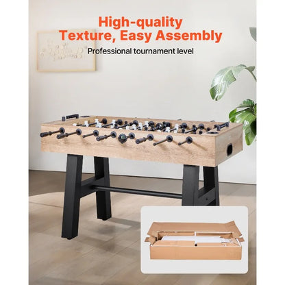 55 inch Foosball Soccer Game Table Standard Size Indoor Table for Home Game Room
