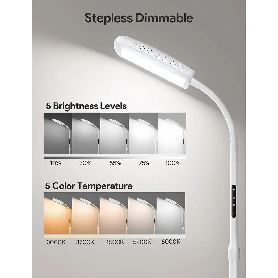 Light Lamp 10000 Lux, Sun Light Lamp UVFree with 5 Color Temperature amp 5 Brightness Levels amp Timer, Bright Light Floor lamp,