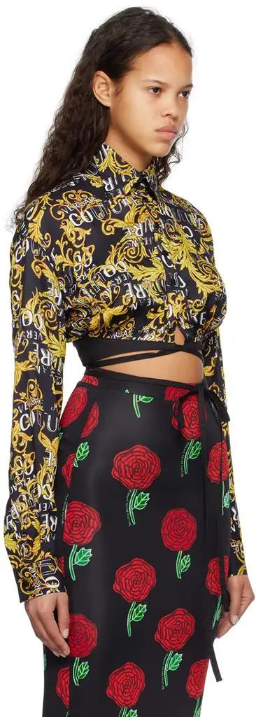 Versace Jeans Couture | Black Regalia Baroque Shirt