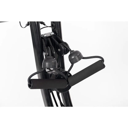 2025 Indoor Smart Home Fitness Exercise Bike - Folding Magnetic Upright Stationary Exercise Bike for Tech-Savvy Fitness