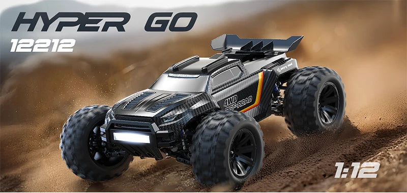 Brushless Remote Control Cars HYPER GO MJX 12212 1:12 Rc Toys Rc Offroad 4x4 58 KM/H Monster Truck RC 4WD Electric 3S High-Speed