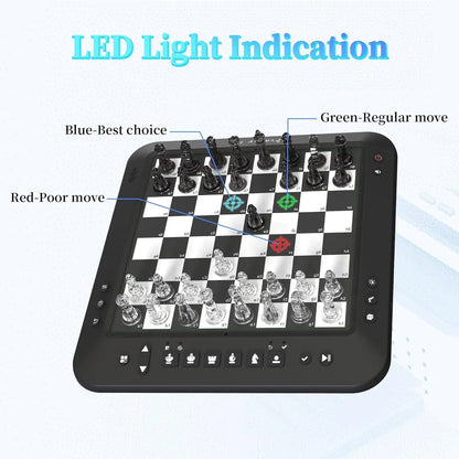 Electronic Chess Set, Board Game for Beginners – Great for Play & Practice