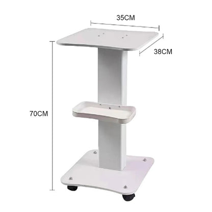 Beauty Hair Instrument Tray Cart Aluminum SPA Rolling Salon Trolley Roller Salon Trolley Beauty Tool