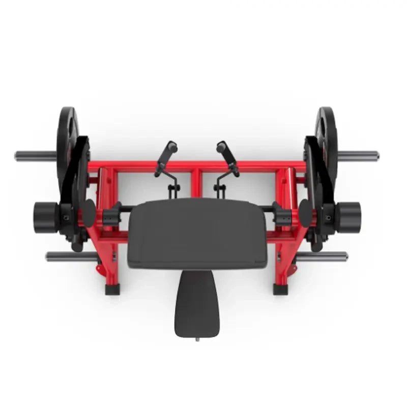Kingace Commercial Sport Strength Training Seated Biceps Curl Machine Plate Loaded Fitness Equipment for Gym Use