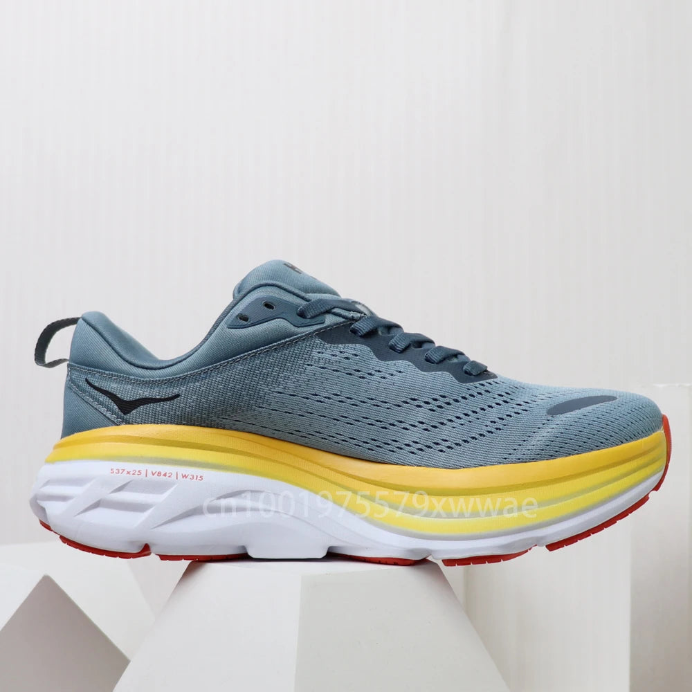 Original Bondi8 Sports Sneakers Running Shoes for Men and Women Casual Comfort Walking Shoes Travel Trekking Jogging Footwear