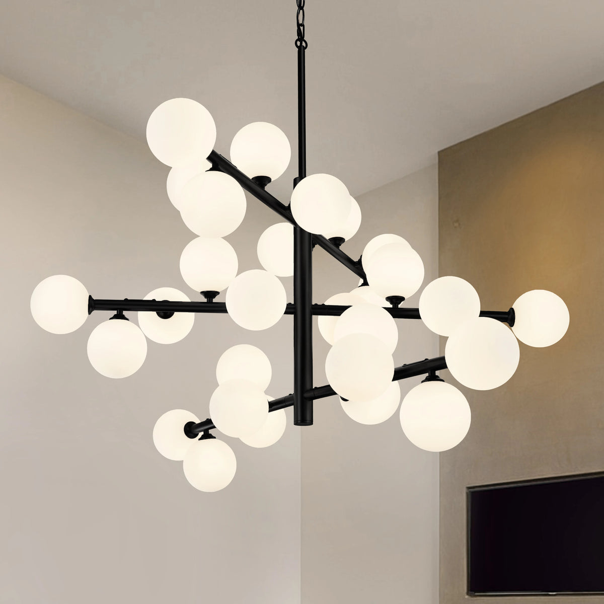 Modern Glass Ball Ceiling Chandelier Modern Chandelier Kitchen Indoor Lighting Chandelier Bedroom Dining Room Home Decor Pendant Lamp