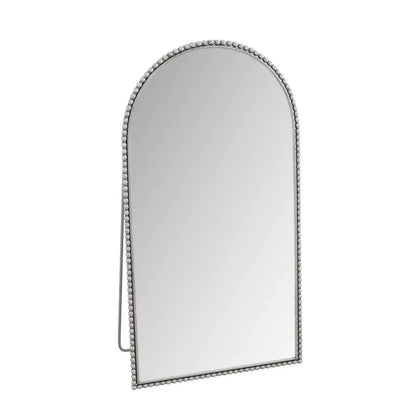 Large Silver Arch Mirror Classic Wall Decor Full Body Standing Mirror for Bedroom Living Room Style