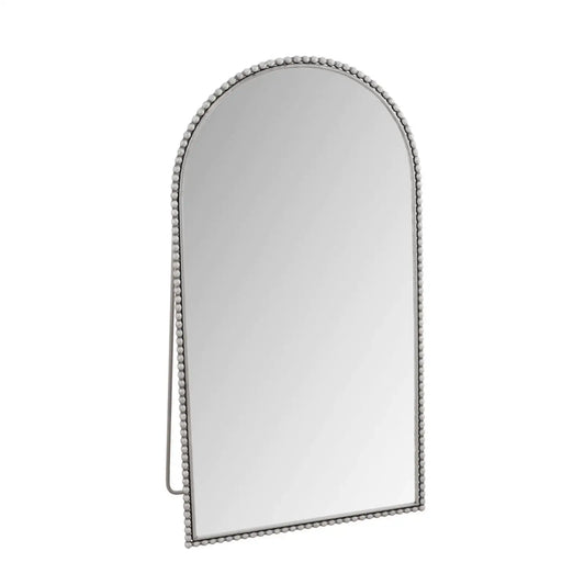 Large Silver Arch Mirror Classic Wall Decor Full Body Standing Mirror for Bedroom Living Room Style