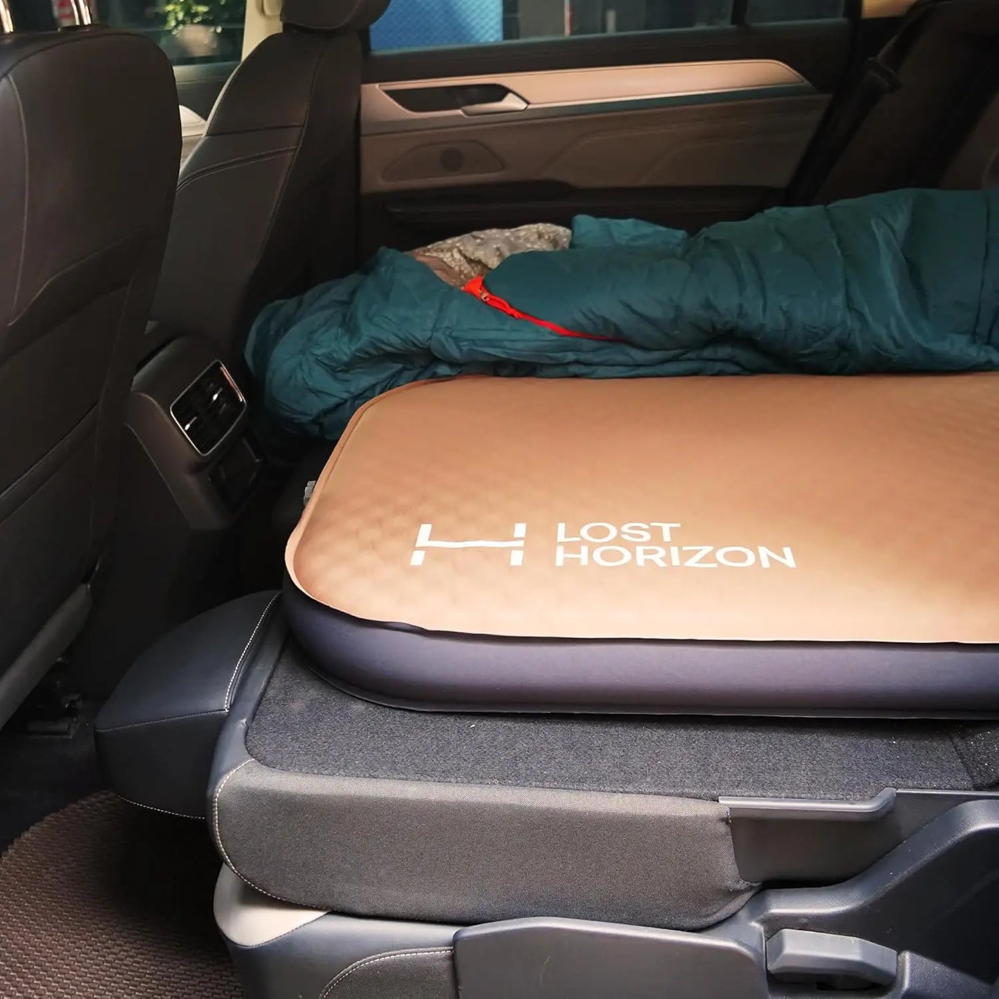 Air & Foam Camping Mattress, Self-Inflating Sleeping Pad, 3' Thick, with Pump Sack, Slim Single