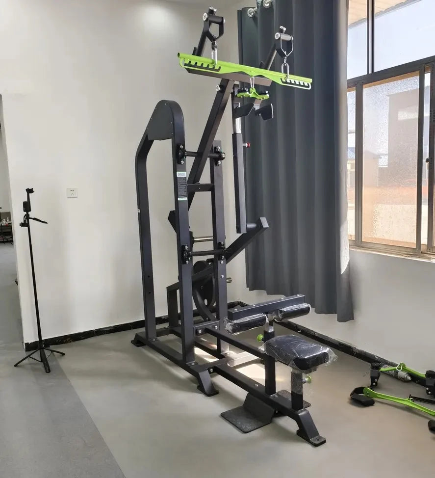 PT-65E Gym Equipment Good Design Adjustable Seated Lat Pulldown Machine for Arm Chest Exercise Steel Safety Feature for Clubs