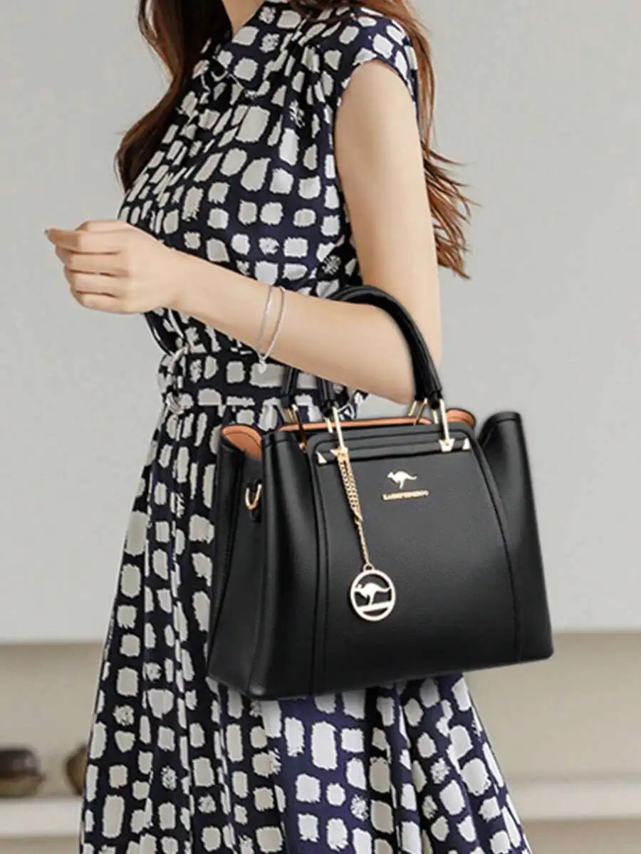 2026 High-Quality Luxury Designer Mother's Day Handbag Large Capacity Solid Color Crossbody Bag