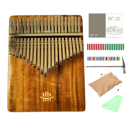 Hluru 17 Key Professional Rosewood Kalimba 21 Key Resonator Thumb Piano Walnut Finger Piano Box Mbira for Beginner2028