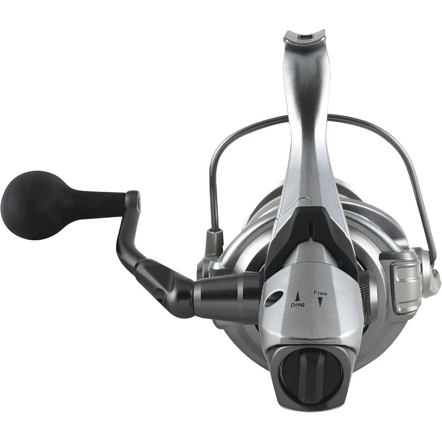 Lightweight Baitfeeder Saltwater Reel for LongDistance Casting and HeavyDuty Fishing in Coastal and Marine Environments Ideal f