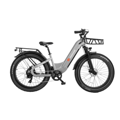 26''Fat Tire Ebike 1000W peak 48V 20Ah Removable Battery APP Control 90Mi Range GPS Tracking Electric Bike for Adults with UL/CE