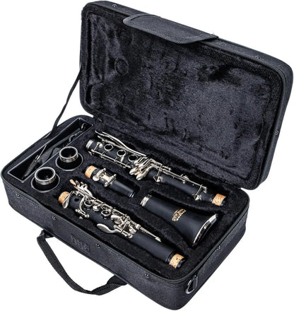 Bb Clarinet Complete Set for Students & Beginners, Easy Maintenance, Clear Sound, Ideal for School Band