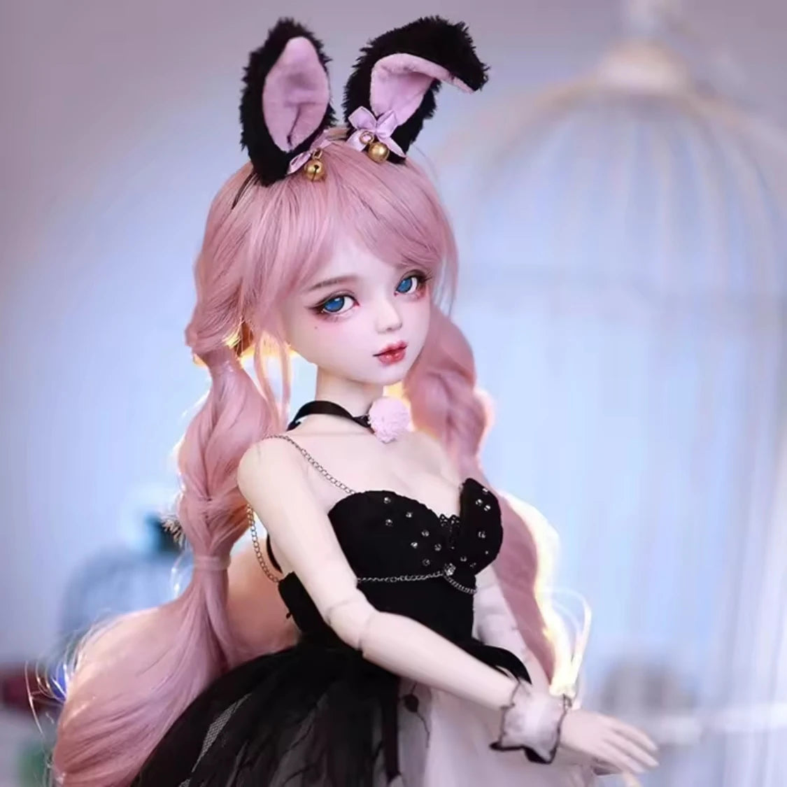 Fair Skin BJD Girl Doll / TPE Soft Body with Metal Skeleton / Articulated Limbs DIY Figure Model (Fantasy Series)