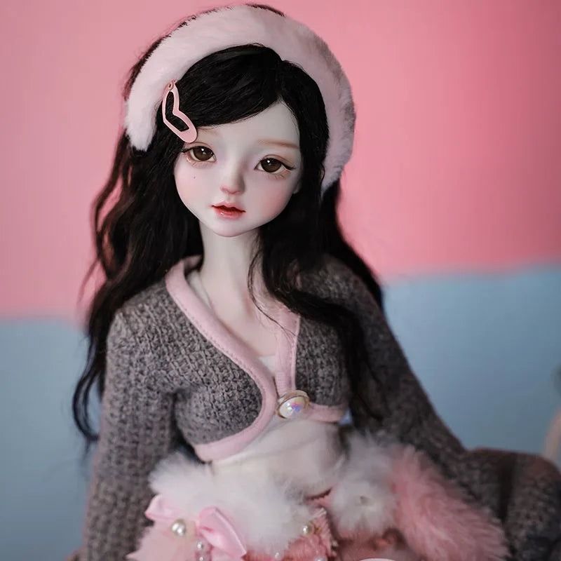 Fair Skin BJD Girl Doll / TPE Soft Body with Metal Skeleton / Articulated Limbs DIY Figure Model (Fantasy Series)