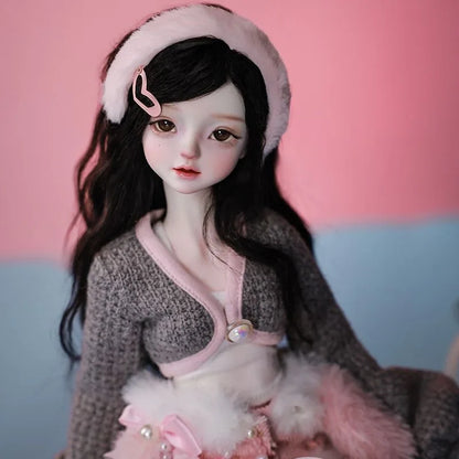 Fair Skin BJD Girl Doll / TPE Soft Body with Metal Skeleton / Articulated Limbs DIY Figure Model (Fantasy Series)