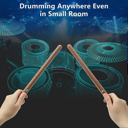 AeroBand PocketDrum 2 Max Drumsticks Electronic Drums Set Musical Instrument  Professional Air Drum Kit Pedals 8 Sounds