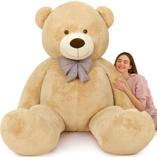 Giant Teddy Bear 10ft Stuffed Animal, Huge Jumbo Size 10 Feet Teddy Bear Plush, Charming and Fluffy Teddy Bear for Decorations