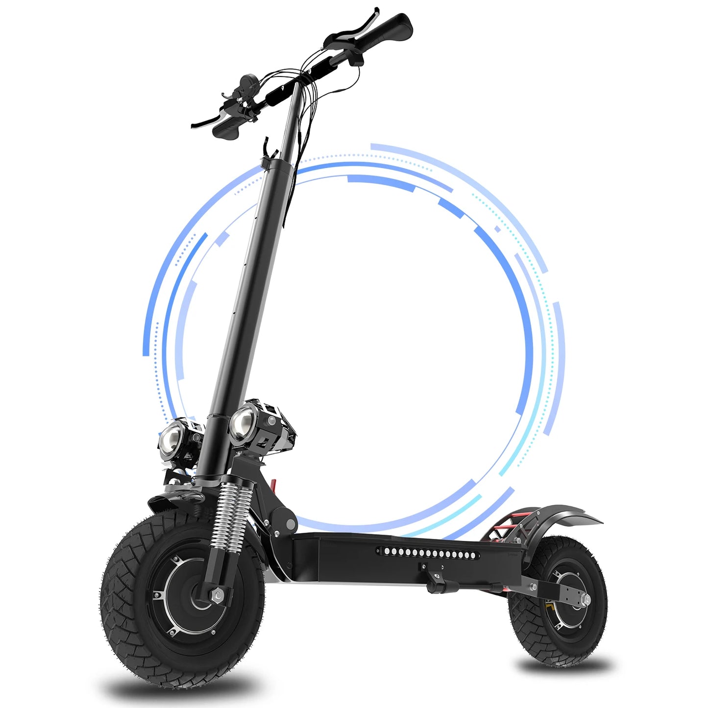 X700 Dual Motor Electric Scooter, 45 mph Max Speed, 50 Miles Range, 10" All-Terrain Tires, Foldable E Scooter for Adults
