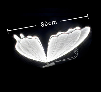 Wedding Ceiling Light Butterflies LED Lace Lamp Romantic Creative Hanging Butterfly Road Load Walkway on Party Stage Lights.