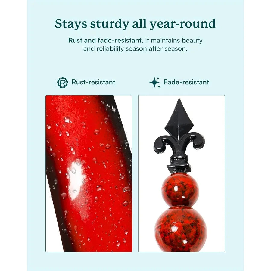 Yard Garden Wind Spinners - 91" Height Extra Large Wind Spinners Outdoor Metal Kinetic Wind Sculptures for Lawn Patio Garden De