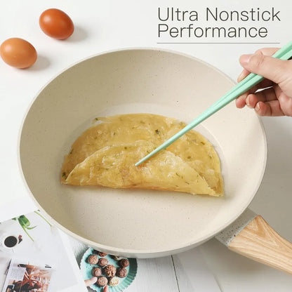 21PCS Pots and Pans Set Non Stick Cookware Set Nonstick with Cooking Set