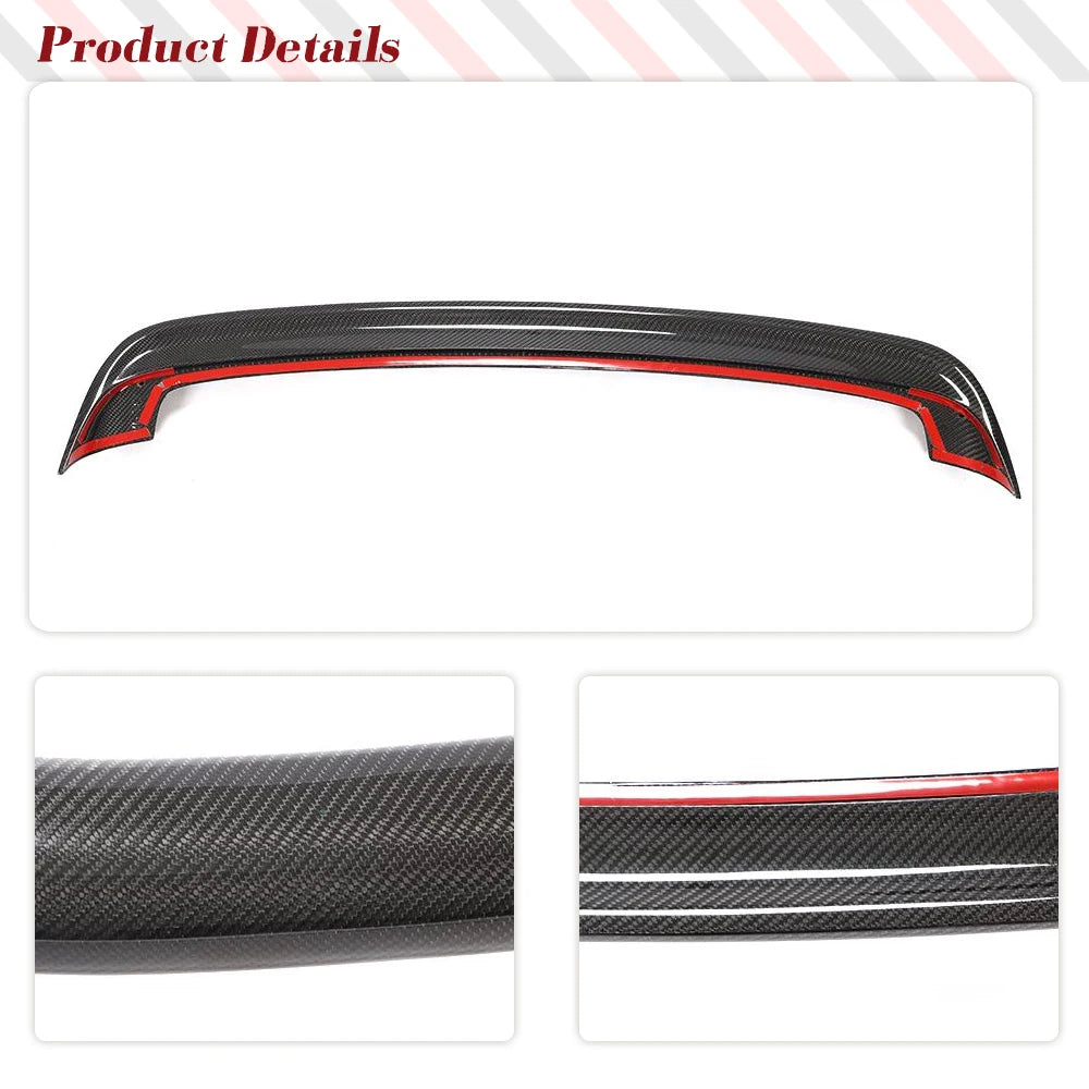 Car Rear Trunk Spoiler Wing for Audi TT Quattro Mk1 Type 8N 1998-2006 Real Carbon Fiber Rear Trunk Racing Spoiler Wing Lip
