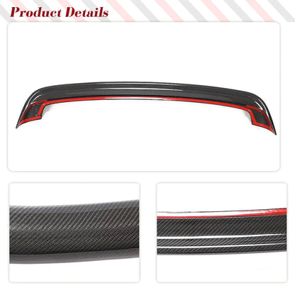 Car Rear Trunk Spoiler Wing for Audi TT Quattro Mk1 Type 8N 1998-2006 Real Carbon Fiber Rear Trunk Racing Spoiler Wing Lip