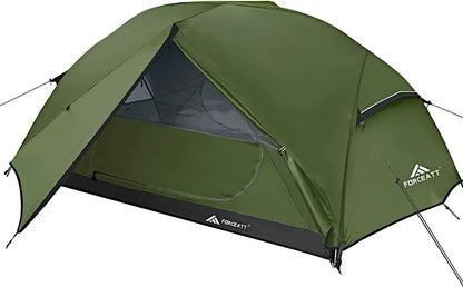 Tent for 2 Person is Waterproof and Windproof ,Lightweight Aluminum Pole Backpacking Tent Can be Set Up Quickly,Great for Hiking