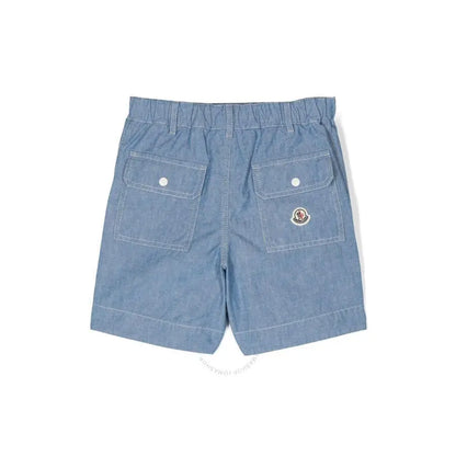 Moncler | Kids Logo Patch Cotton Shorts