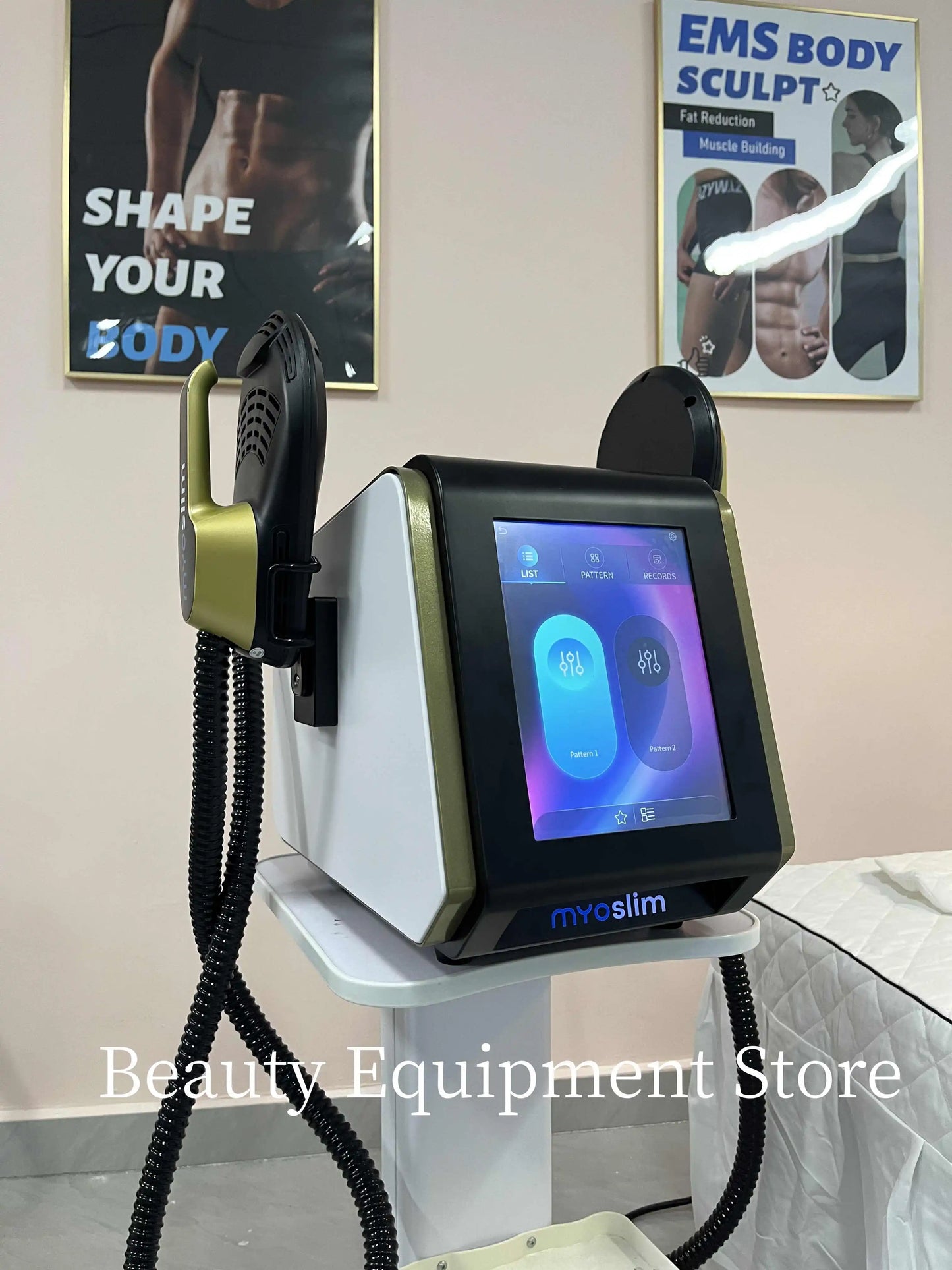 EMS MYOslim EMS Body Slimming Machine Body Scultping Shaping Muscle Machine Electromagnetic Weight Loss Beauty Salon