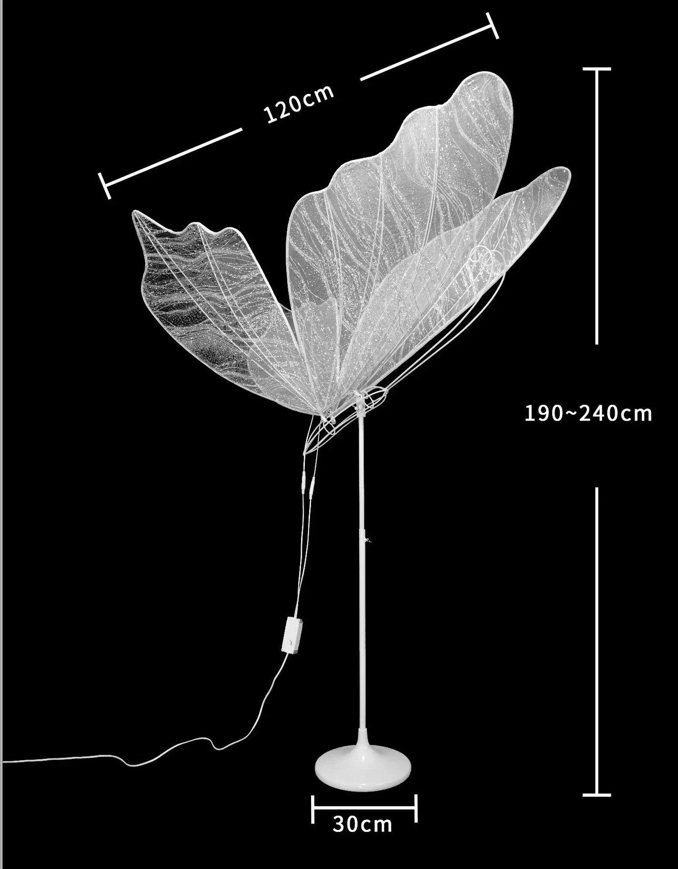 Wedding Floor Lamps Butterflies LED Lace Lamp Romantic Creative Hanging Butterfly Road Load Walkway Party Stage Pendant Lights