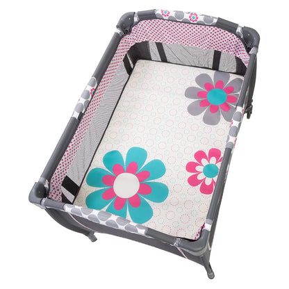 Portable Playard with Cozy Napper, Flip-Away Changing Table & Removable Bassinet for Babies