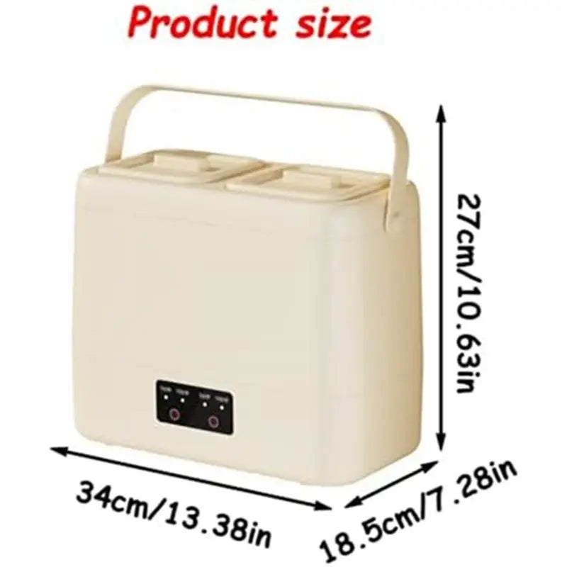 ABWM-Portable Washing Machine 3L Twin Chamber Washing Cup For Small Households US Plug