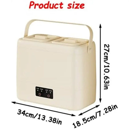 ABWM-Portable Washing Machine 3L Twin Chamber Washing Cup For Small Households US Plug