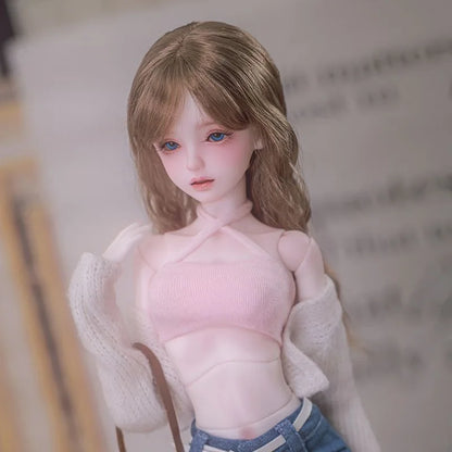 Fair Skin BJD Girl Doll / TPE Soft Body with Metal Skeleton / Articulated Limbs DIY Figure Model (Fantasy Series)